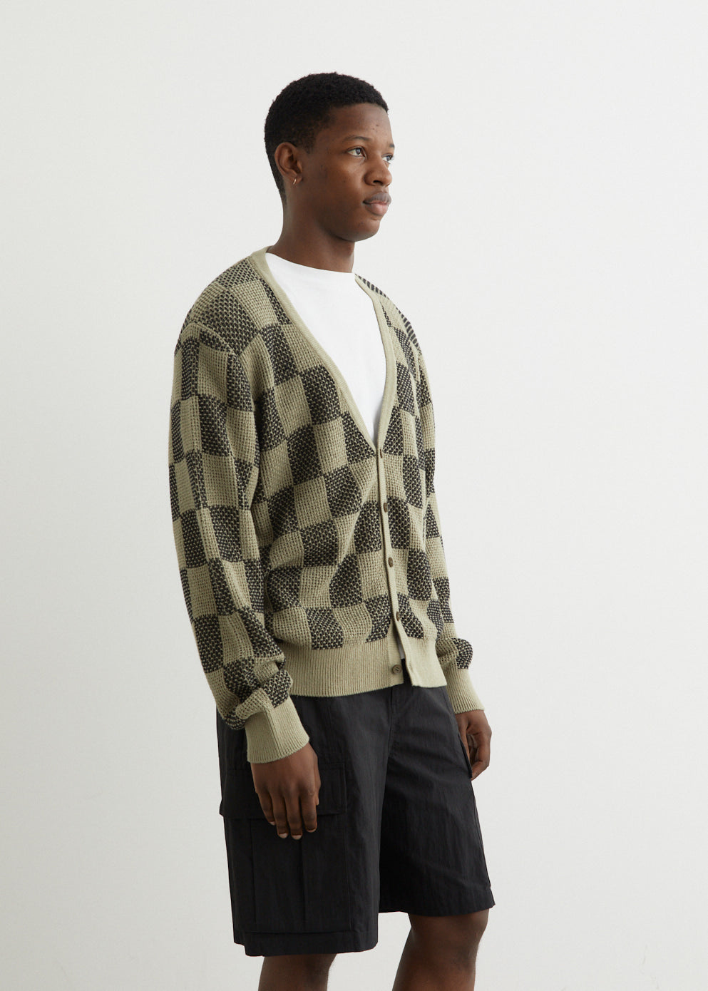 Alvin Check Cardigan for Men - Stylish Knit Sweater with Classic Plaid Pattern | Perfect for Casual Wear, Office Outfits & Fall Layering