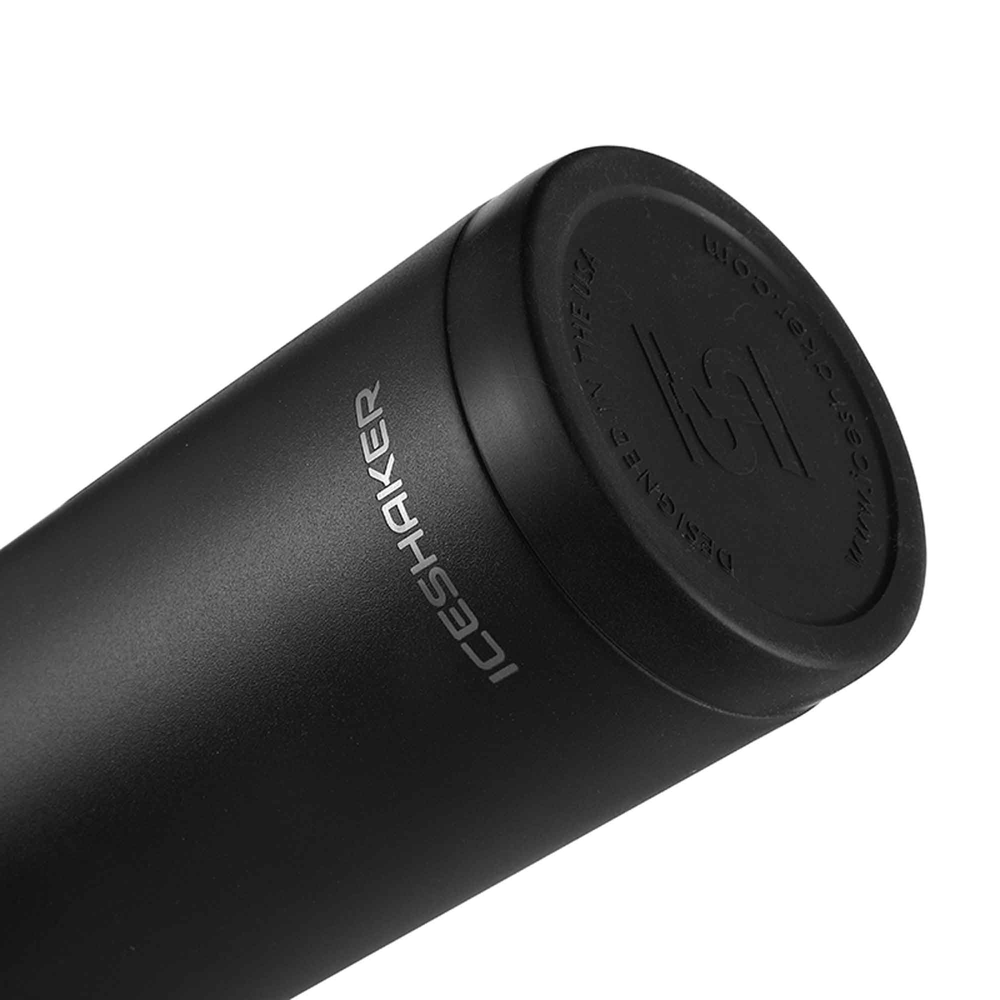 20oz Insulated Sports Water Bottle - BPA Free, Leak Proof, Durable Stainless Steel for Gym, Hiking & Outdoor Activities - Black