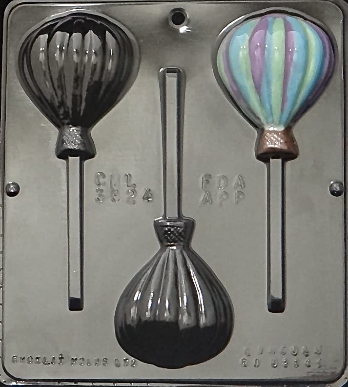 Air Balloon Lollipop & Chocolate Candy Mold Set 3324 - DIY Candy Making Supplies for Birthday Parties, Baby Showers & Holiday Treats