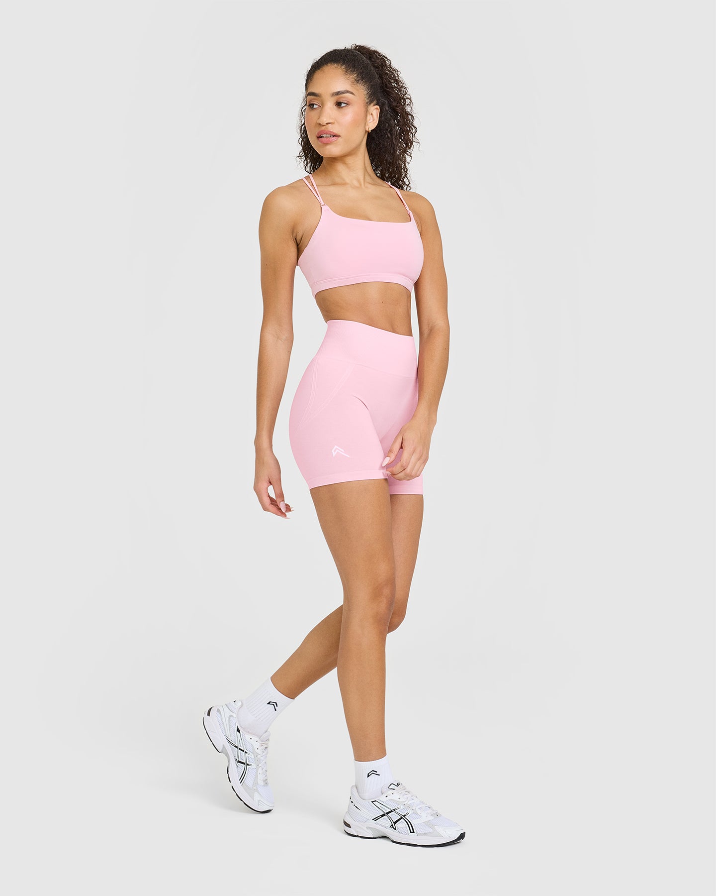 Effortless Seamless Shorts for Women - Soft Stretchy Comfort in Petal Pink | Perfect for Yoga, Lounge & Summer Outfits
