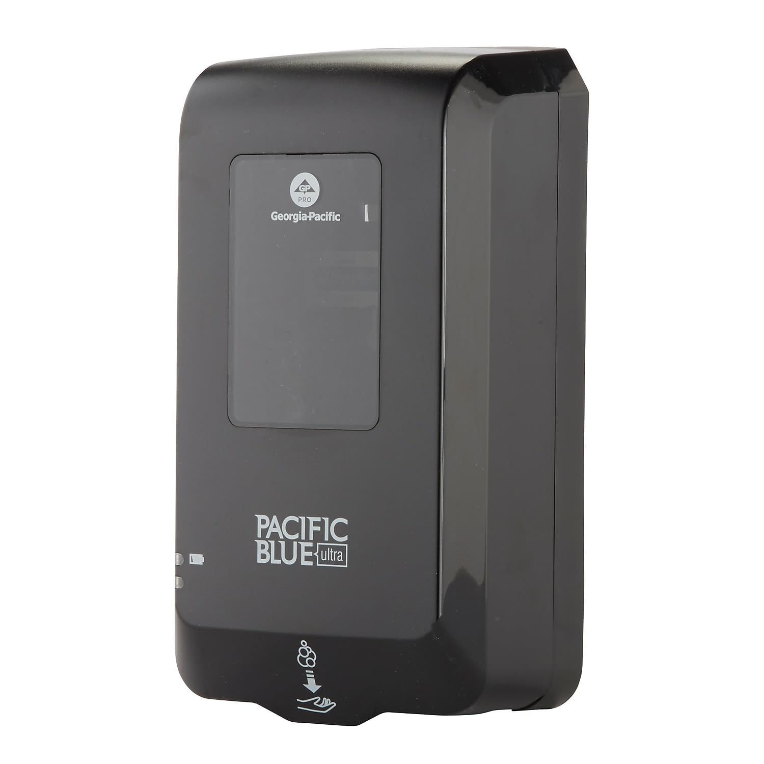 Georgia-Pacific Pacific Blue Ultra Automated Soap Dispenser - Touchless Wall Mount Black | Easy Installation & Maintenance | Battery Included | Ideal for Restrooms, Kitchens & Public Spaces