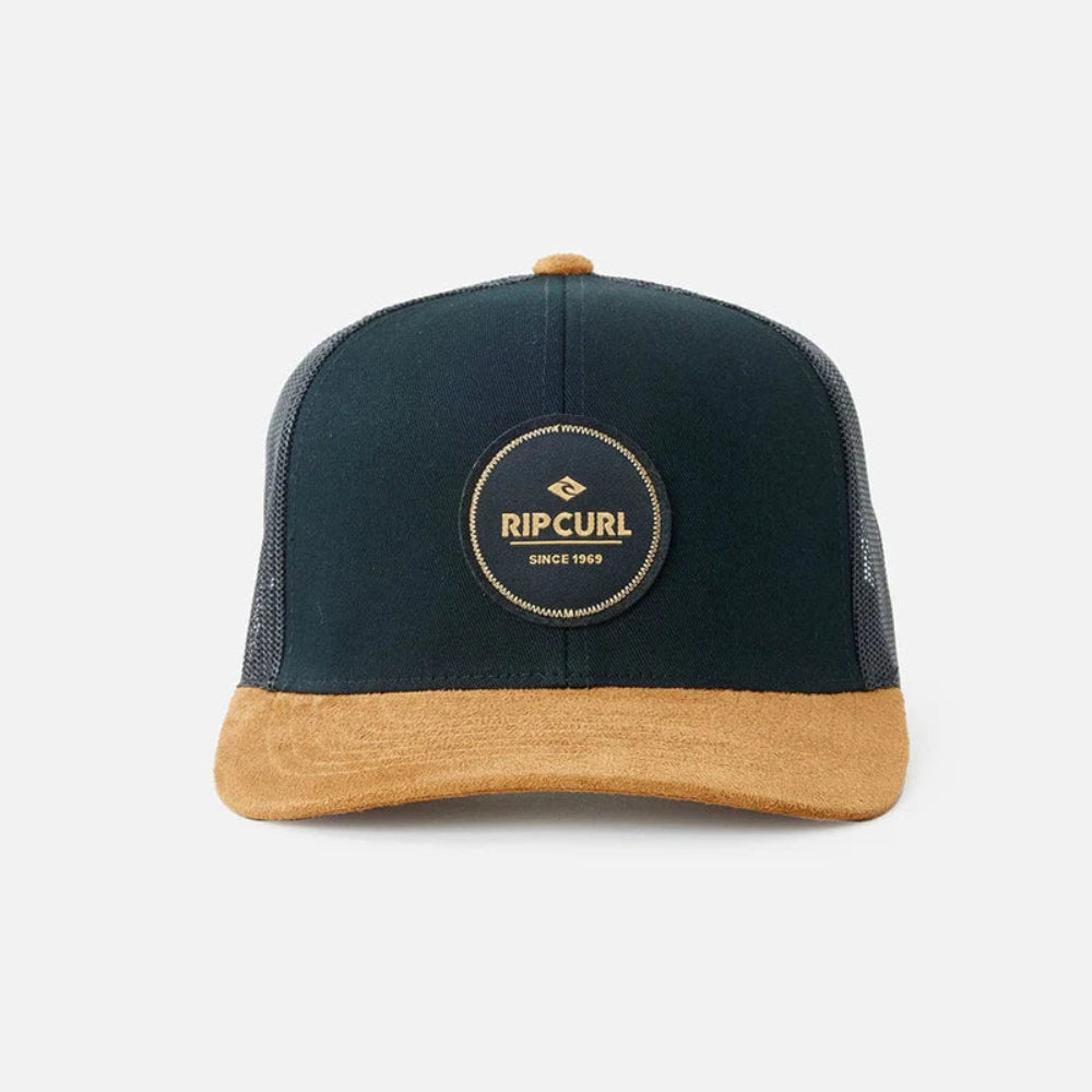 Rip Curl Men's Routine Curve Trucker Cap - Stylish Adjustable Baseball Hat for Outdoor Sports, Surfing & Casual Wear