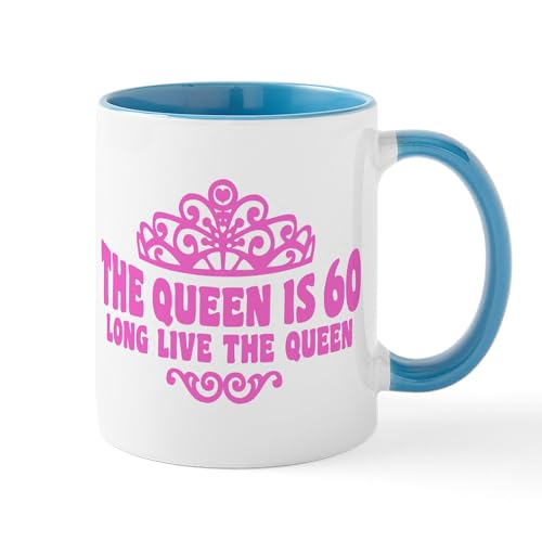 White/Blue Inside - Funny 60Th Birthday Mug