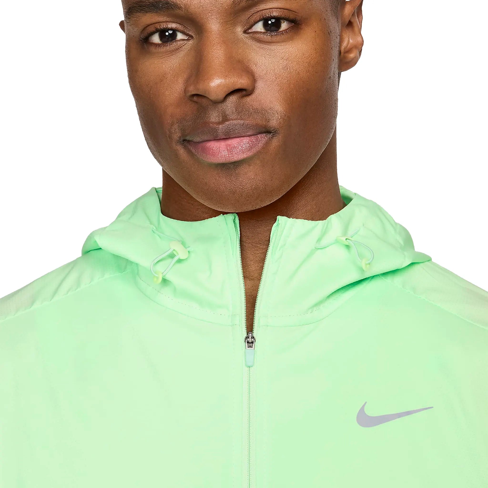 Nike Repel Packable Windrunner Jacket - Vapor Green & Iron Ore - Waterproof & Lightweight for Outdoor Running, Hiking & Travel