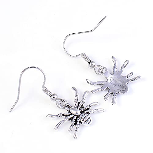 Spooky Halloween Spider Earrings for Women - Gothic Skeleton Hand Stud Earrings - 2 Pairs Set - Perfect for Halloween Costumes, Cosplay, and Gothic Fashion Accessories
