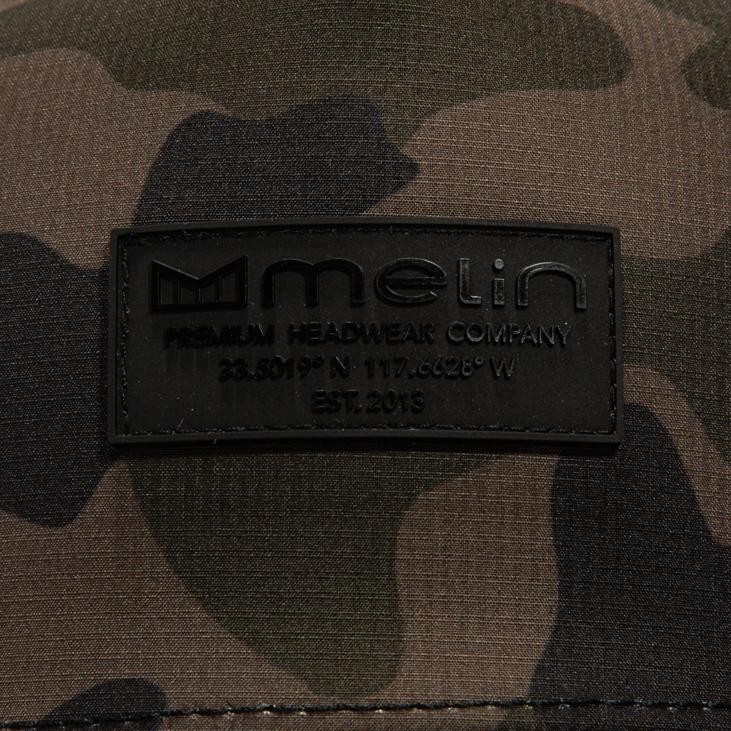 Melin Odyssey Brick Hydro Snapback Hat - Camo & Black | Water-Resistant & Adjustable for Outdoor Adventures, Hiking, and Casual Wear