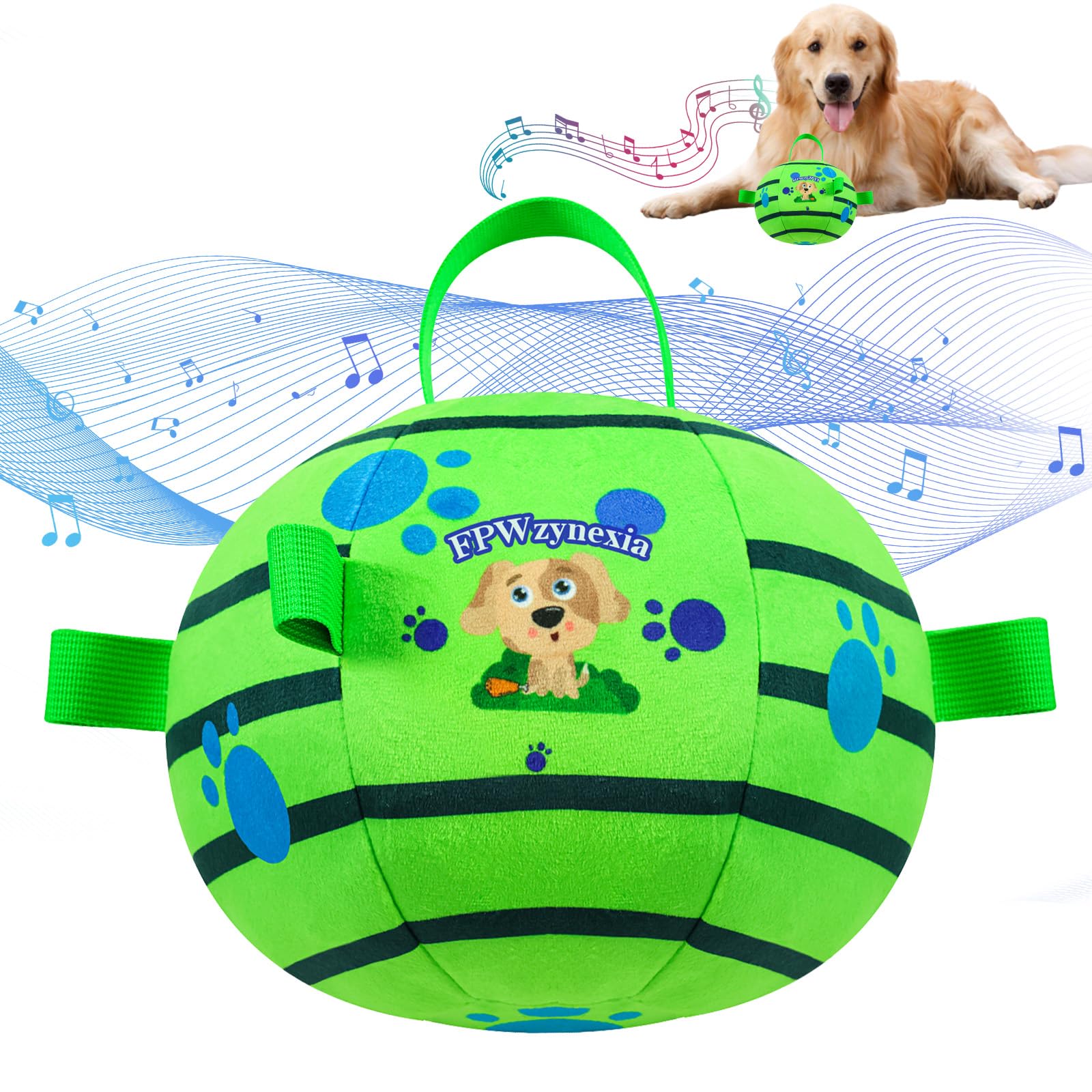 Interactive Remote Control Dog Ball - Jumping, Rolling Toy for Safe Play & Training