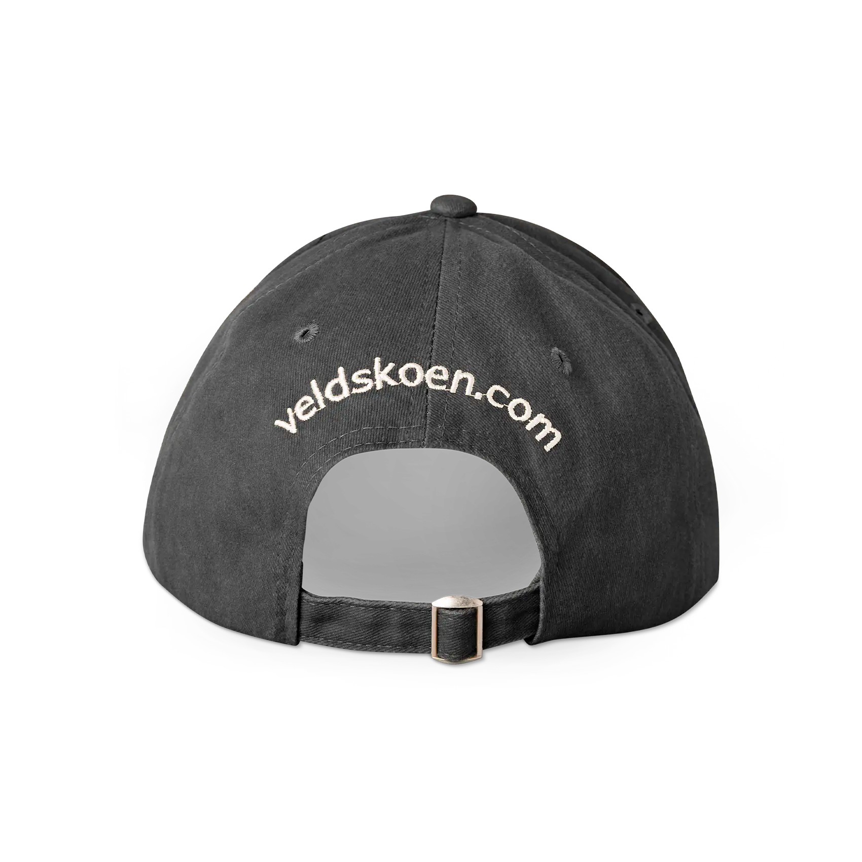 Veldskoen Black Stone Washed Cap - Premium Cotton Baseball Hat for Men & Women - Casual Outdoor Sun Protection for Hiking, Travel & Everyday Wear