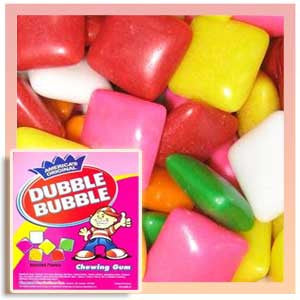 Dubble Bubble Assorted Fruit Flavored Chewing Gum - Fun & Fresh Bubble Gum for Kids, Parties, and Everyday Snacking | Pack of 50 Pieces