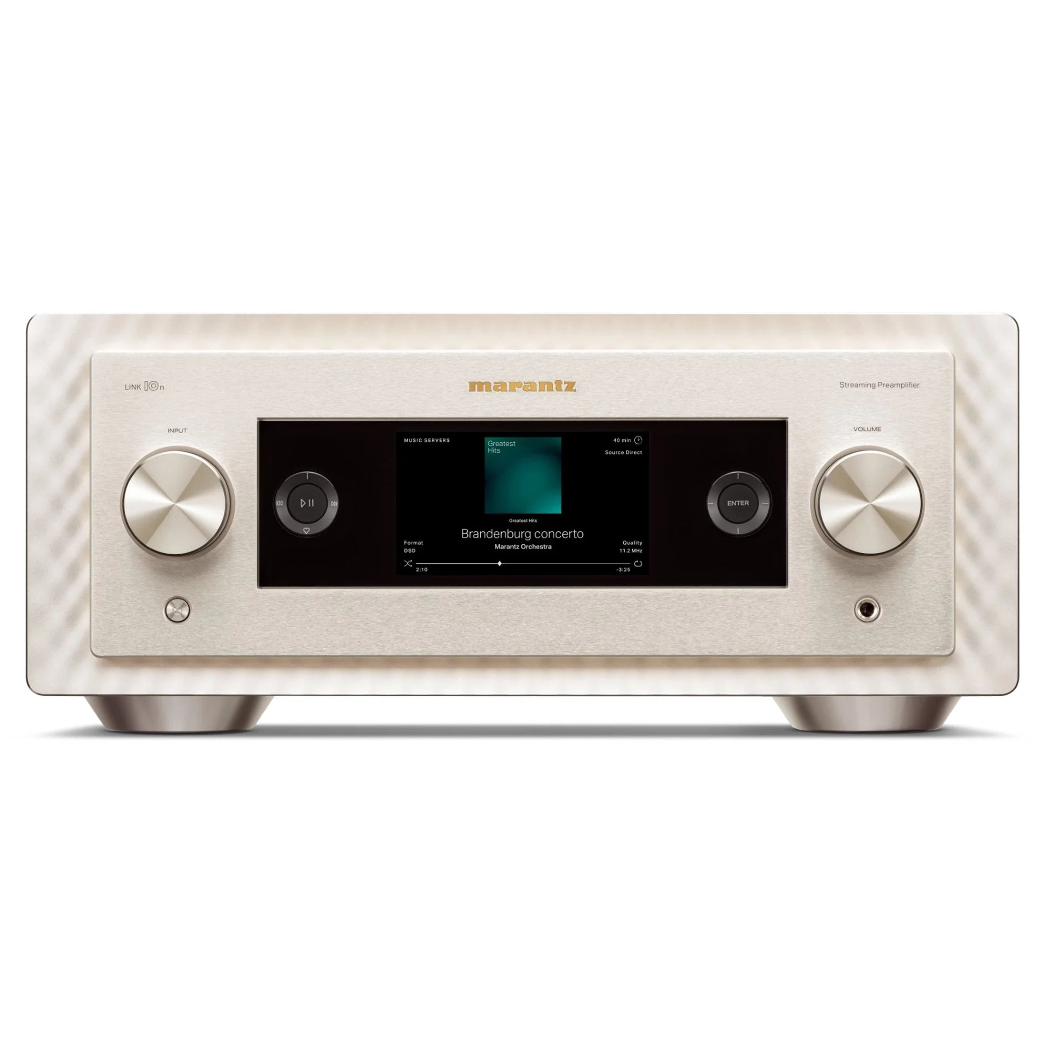 Marantz LINK 10n High-End Network Audio Player & Preamplifier - Wireless Streaming for Home Theater & Hi-Fi Systems - Perfect for Audiophiles & Music Enthusiasts