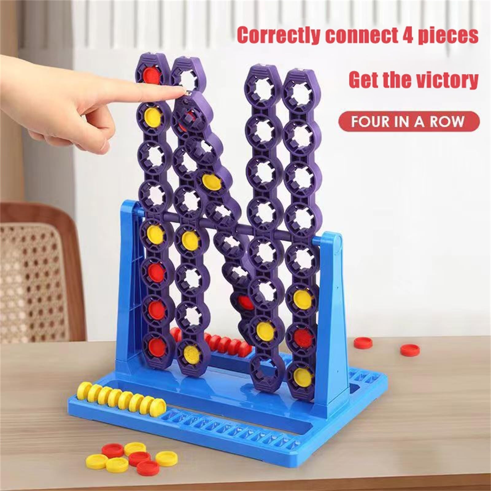 Connect Spin Game & 4 To Score Board Game Set - Fun Strategy Table Games for Kids and Adults - Perfect for Family Game Nights, Birthday Parties and Indoor Activities