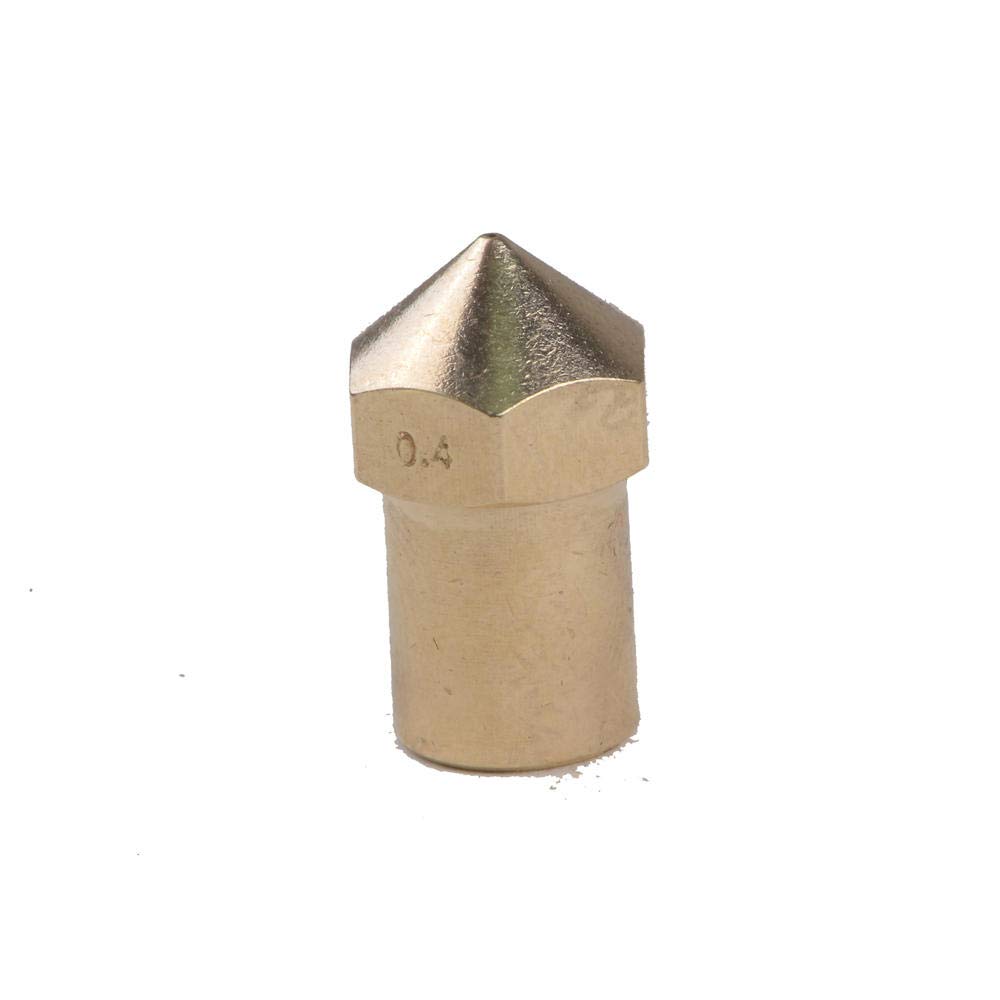 CHILUVU 1.75mm 0.4mm/0.6mm/0.8mm Brass Nozzle for 3D Printer - High Precision 0.6mm Nozzle Tip - 3D Printer Accessories & Replacement Parts - Perfect for PLA, ABS, PETG Filament Printing