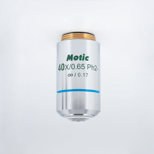 BA Series CCIS® Plan Achromatic Phase Objective EC H PL Ph 40X/0.65/S Negative Phase (WD=0.5mm) - Ideal for Microscopy, Lab Research & Cell Observation (1101001703411)