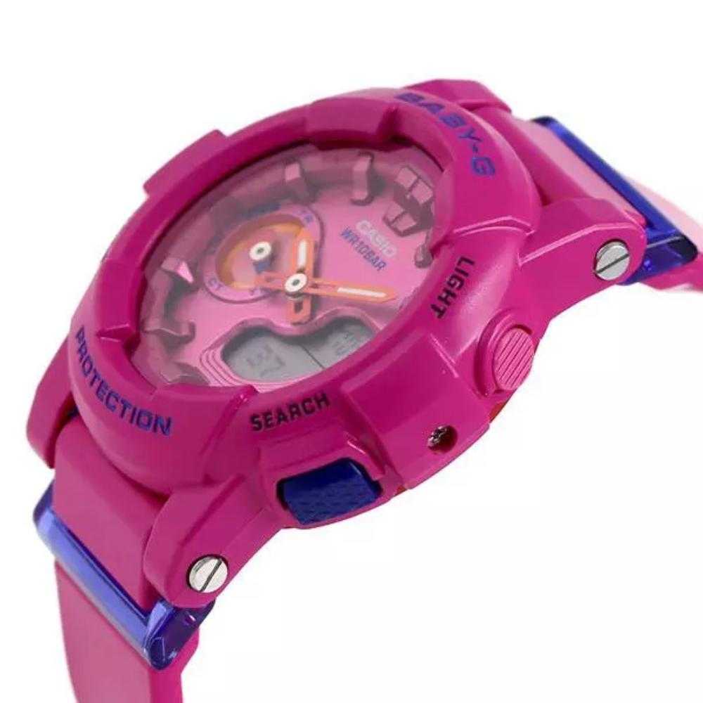 Casio Baby-G BGA-185FS-4ADR Digital Sport Watch for Women - Shock Resistant, Water Resistant, LED Light - Perfect for Running, Swimming, Gym & Outdoor Activities