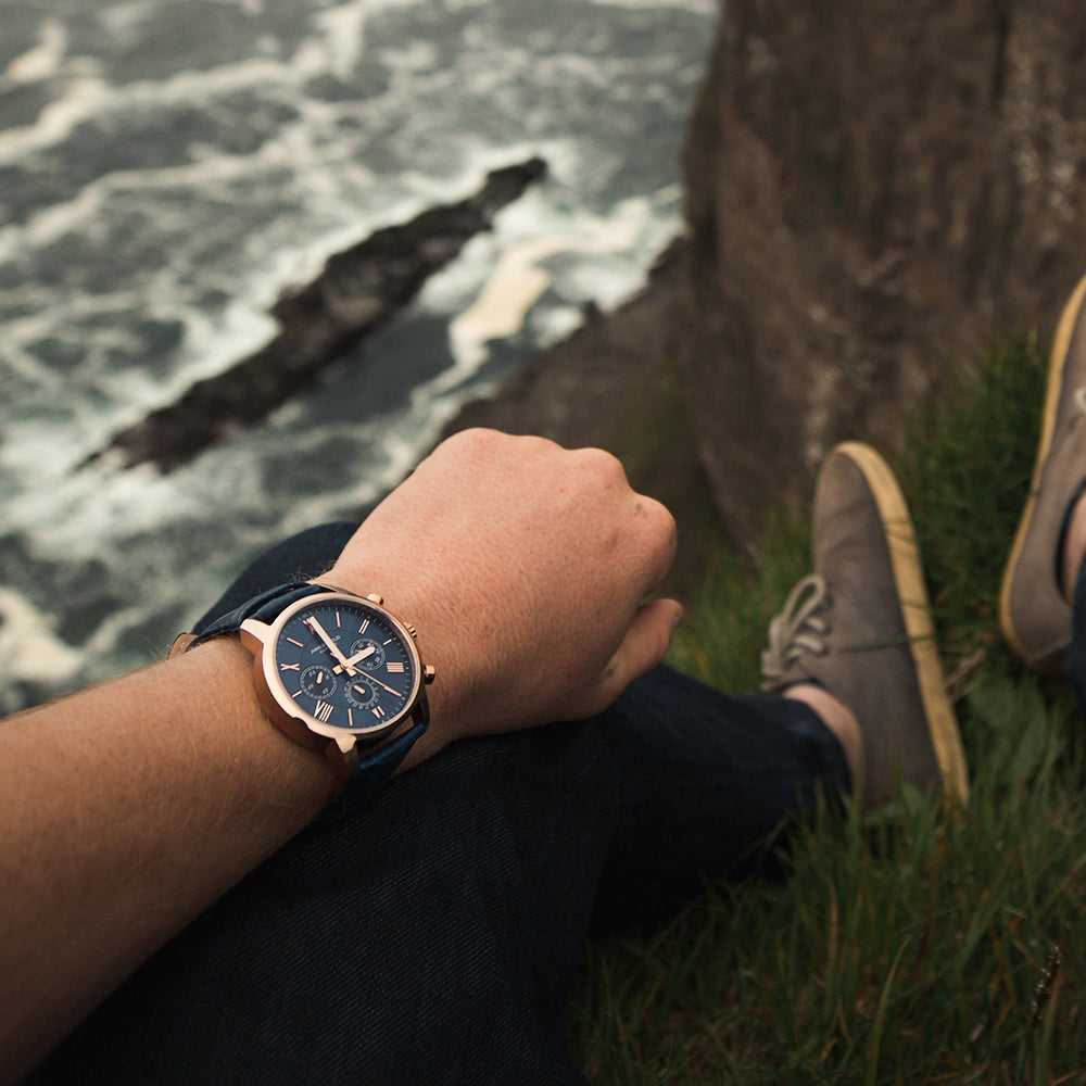 Aries Gold Urban Eternal G 103 RG BU - Stylish Rose Gold Watch for Men & Women - Perfect for Business, Casual & Formal Occasions