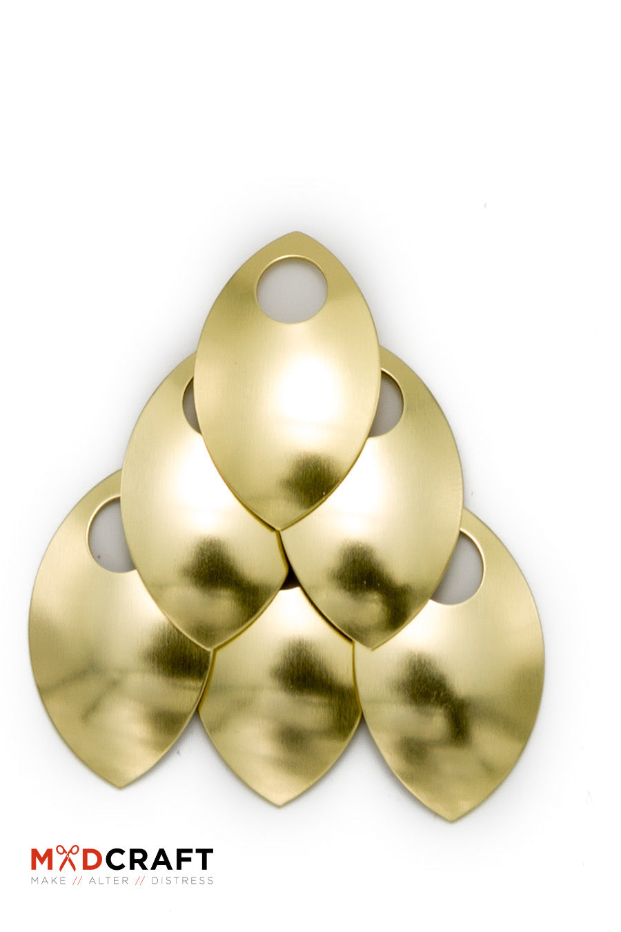 Premium Aluminum Scales in Shiny Gold Finish - Perfect for Jewelry Making, DIY Crafts, and Home Decor Projects
