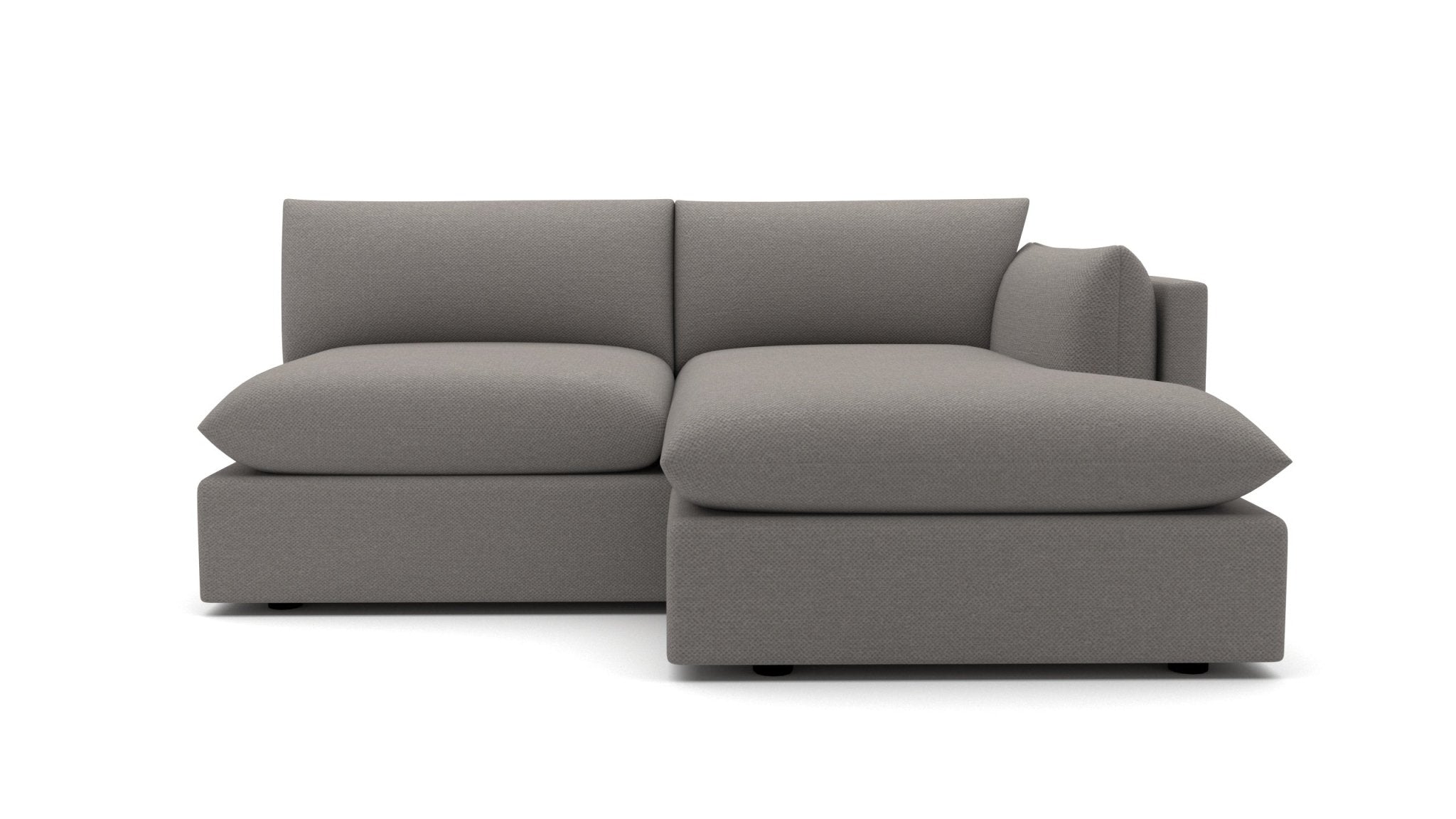 SoCo 84 RAF Arm Reversible Chaise Sofa - Modern Reversible Sectional Couch with Adjustable Chaise Lounge for Living Room, Family Room, or Home Theater - Comfortable and Stylish Furniture for Relaxation and Entertainment