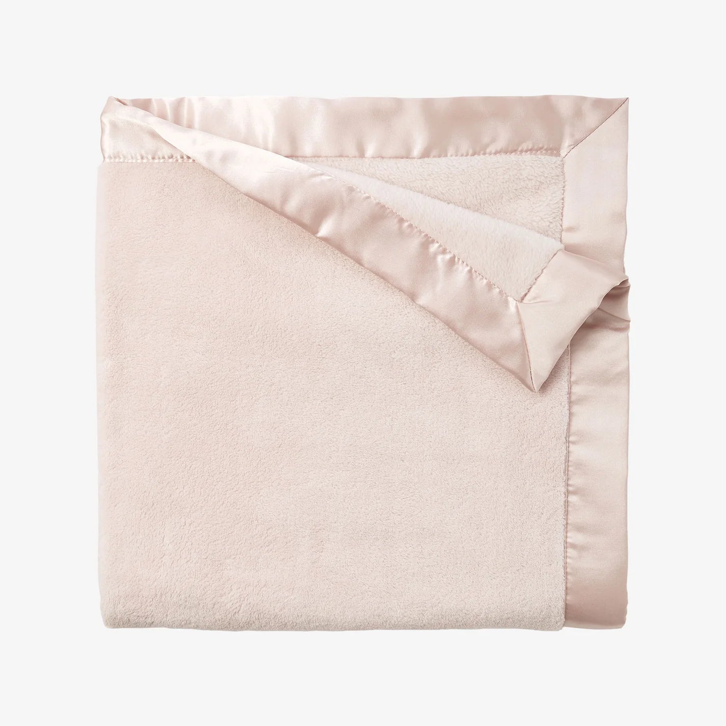 Soft Pale Pink Fleece Baby Stroller Blanket - Cozy & Warm for Newborns & Toddlers - Perfect for Strollers, Car Seats & Nursery Naps