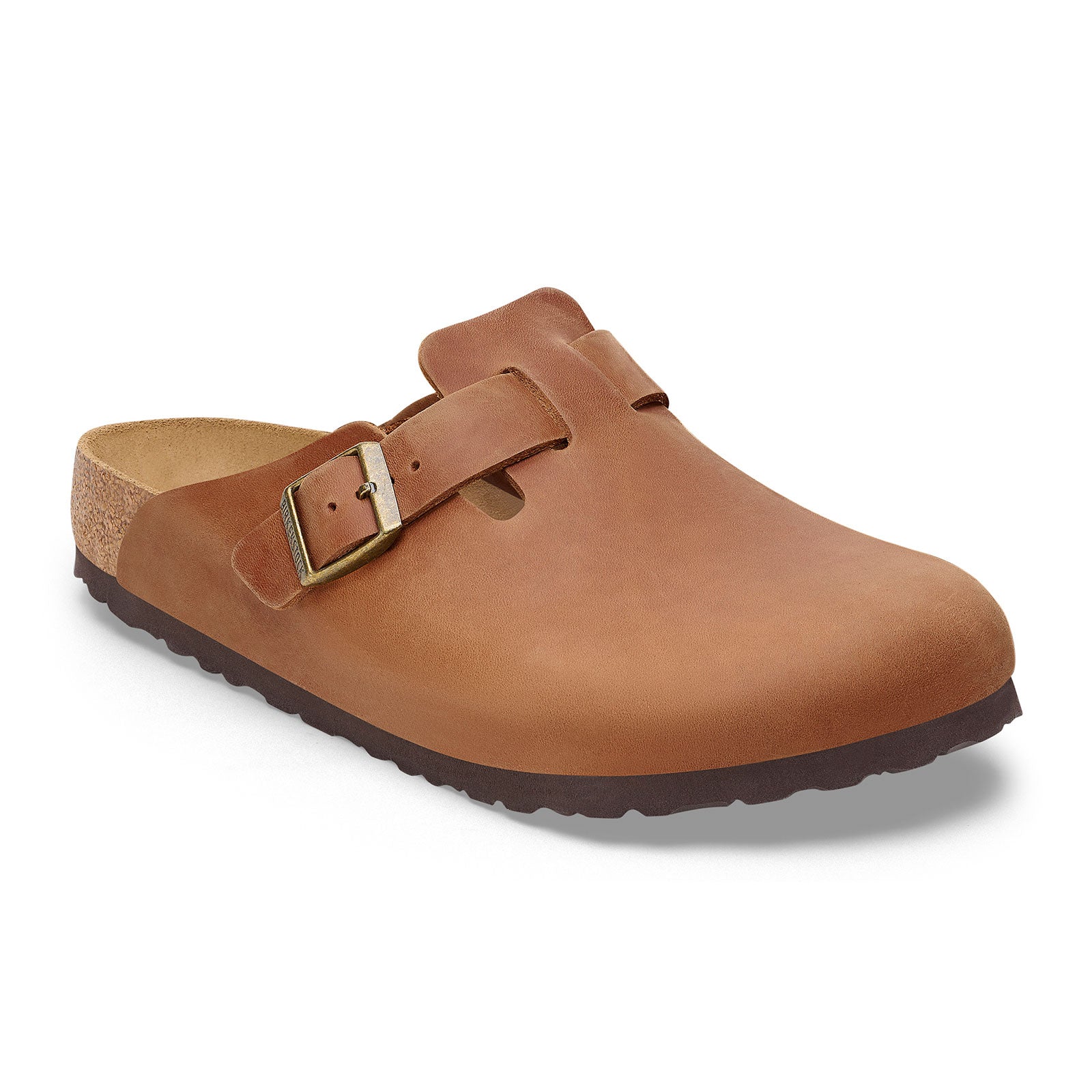 Birkenstock Boston Clog for Men - Cognac Oiled Leather Comfortable Unisex Sandals | Perfect for Home, Office & Casual Wear