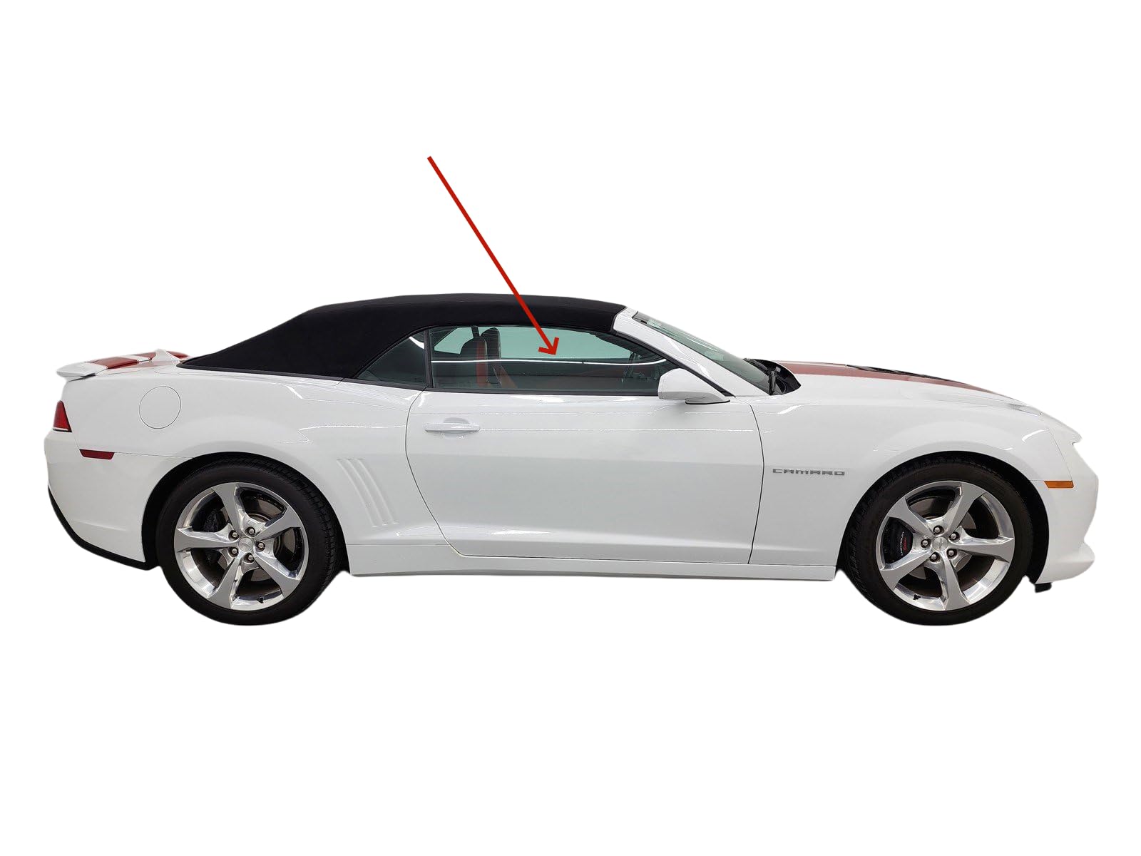 Passenger Side Window Glass Replacement for Chevrolet Camaro 2-Door Convertible 2011-2015 - Right Door Panel, OEM Fit, Easy Installation - Perfect for Auto Repair & DIY Car Maintenance