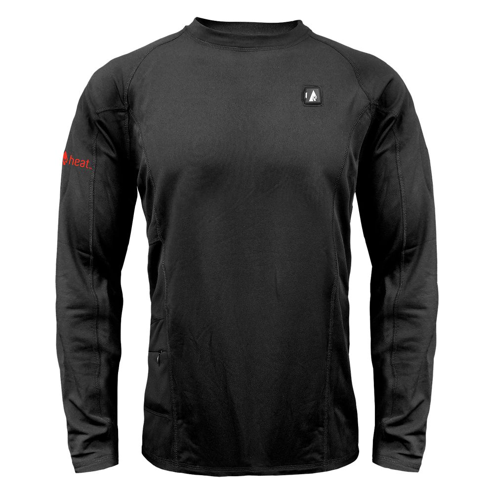 ActionHeat AH BLT 5V 01 XL Battery Heated Base Layer Shirt for Men - Electric Heating with 3 Adjustable Heat Panels - Perfect for Winter Sports, Hunting & Outdoor Activities