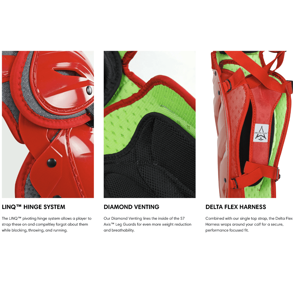 All Star S7 Axis Catchers Set - NOCSAE Certified for Ages 12-16 | Perfect for Youth Baseball & Softball Games, Practices, and Training Sessions