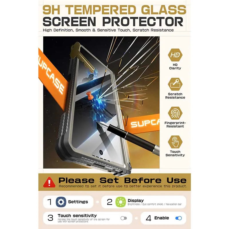 SUPCASE Unicorn Beetle Pro Rugged Case for Samsung Galaxy Z Fold 6 - Shockproof Protective Cover with Built-in Screen Protector | Perfect for Outdoor, Work & Travel Use