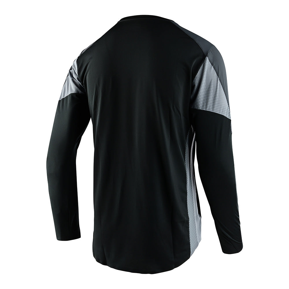 Drift LS Jersey Solid Dark Charcoal - Men's Long Sleeve Performance Shirt for Cycling, Running & Outdoor Sports