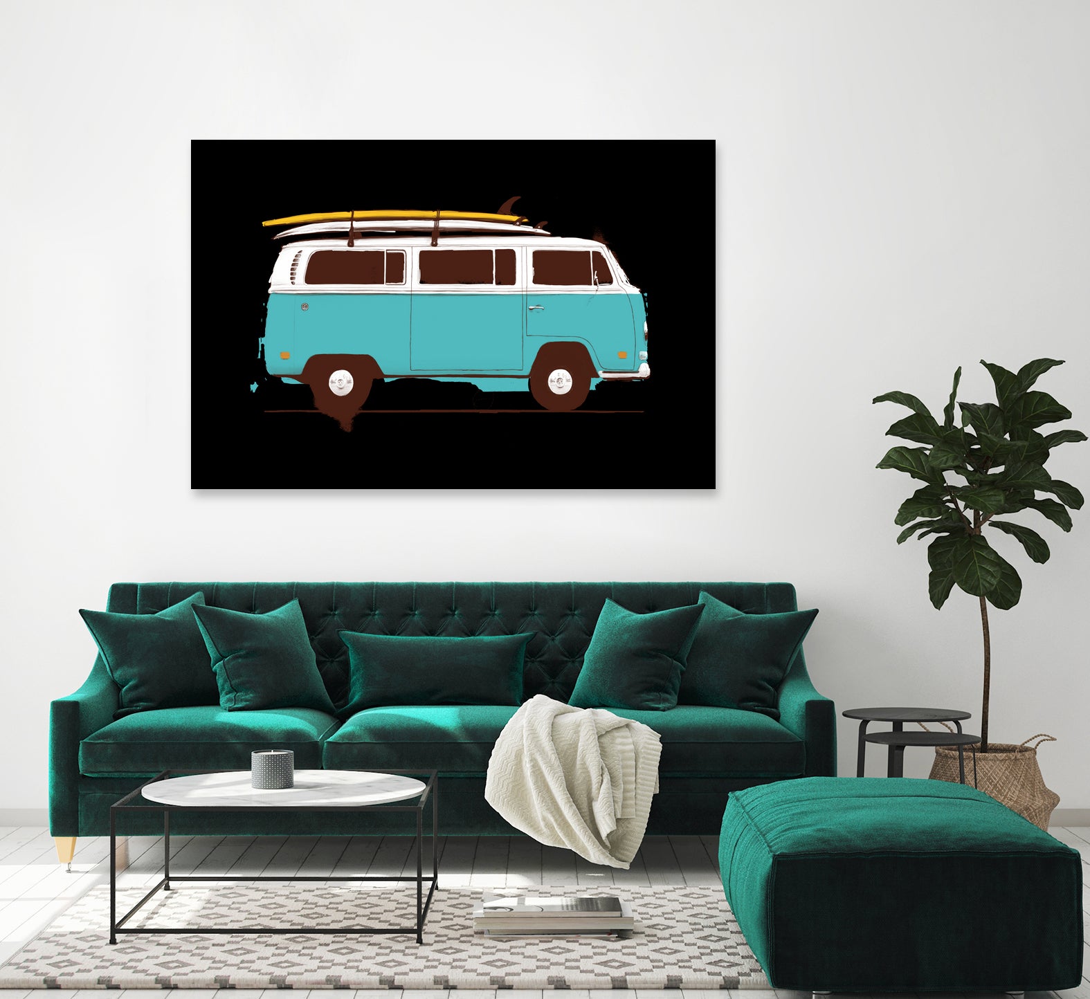 Blue Van for Camping & Road Trips - Spacious & Durable Outdoor Adventure Vehicle