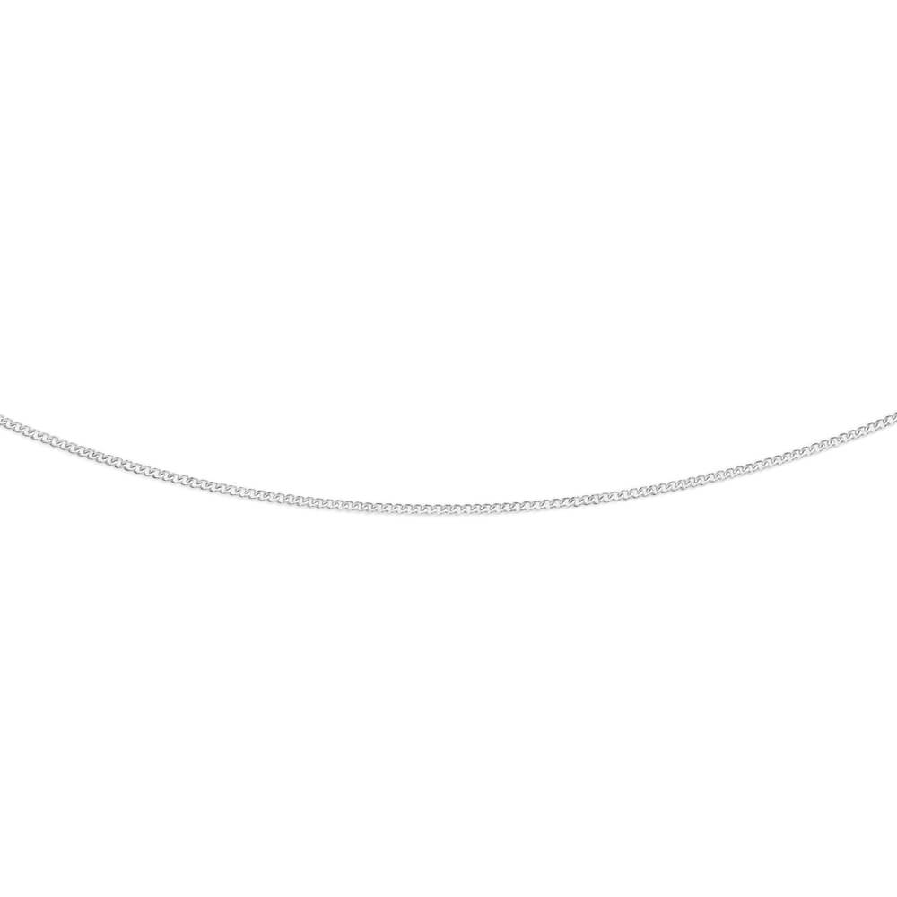 9ct Radiant White Gold Silver Filled Curb Chain Necklace for Women - Elegant Layering Jewelry for Daily Wear & Special Occasions