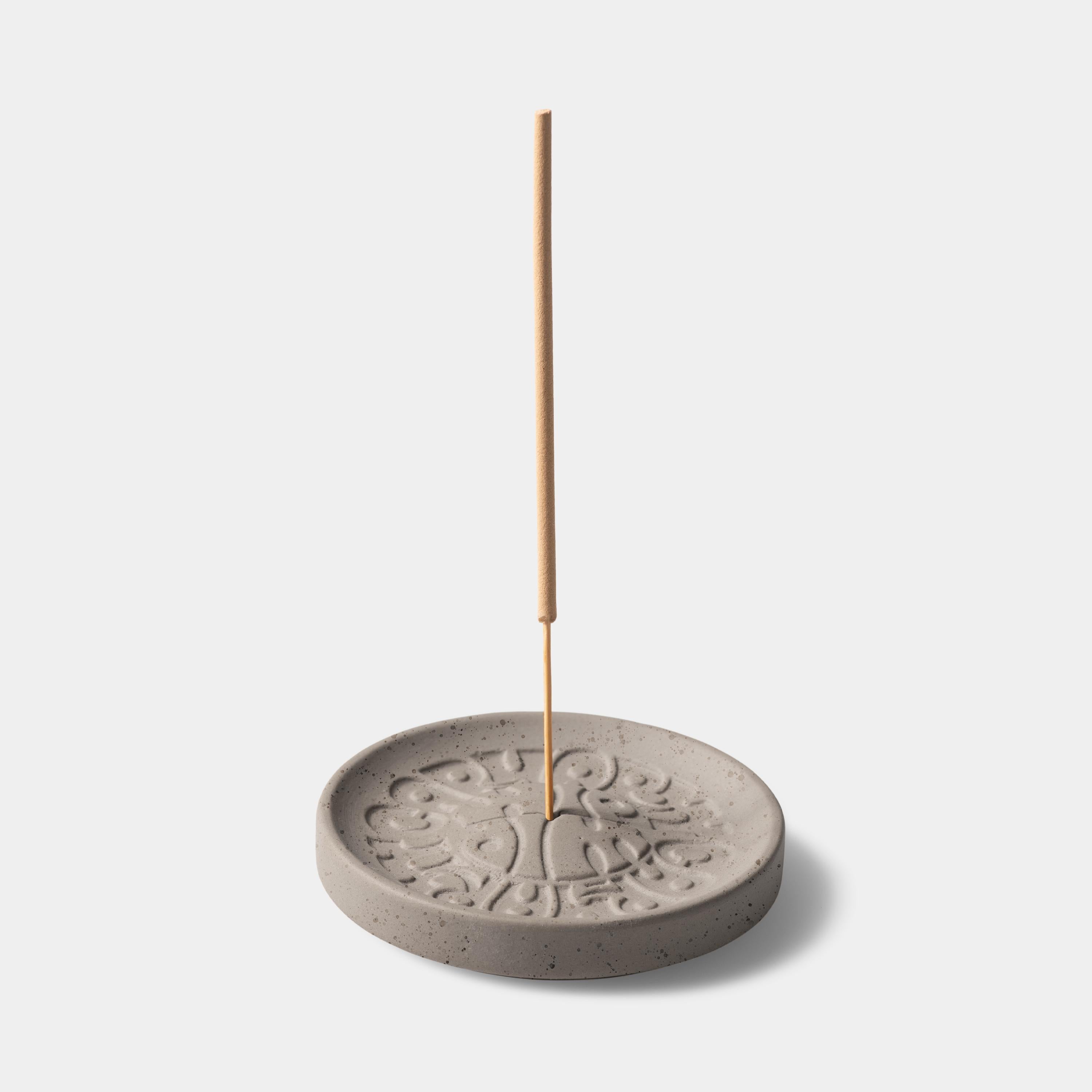 Premium Jazzy Incense Tray with Sand - Handmade Aromatherapy Burner for Meditation, Yoga & Relaxation - Perfect for Home, Office & Spiritual Spaces