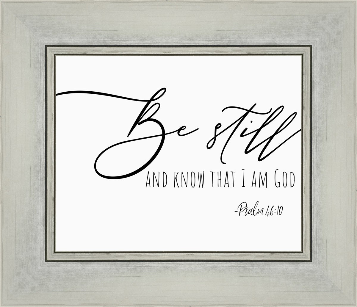 Be Still By Paige Tilly - Inspirational Wall Art Decor for Home & Office - Perfect for Living Room, Bedroom or Gift Giving