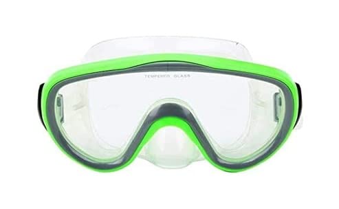 Premium Anti-Fog Snorkel Mask with Tempered Glass - Comfortable Silicone Diving Goggles for Adults - Perfect for Ocean Snorkeling, Scuba Diving & Swimming Adventures