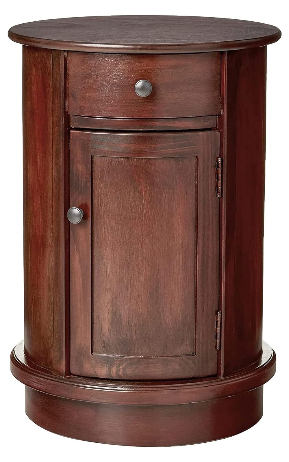 Vintage Cherry Round Side Table - 26