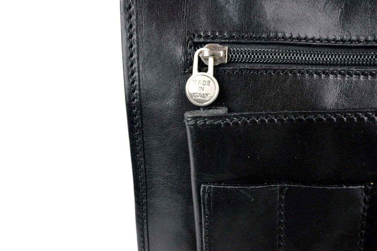 Premium Genuine Leather Shoulder Bag for Women & Men - Durable Messenger Satchel with Adjustable Strap, Business & Travel Crossbody Bag - Perfect for Office, Commuting & Daily Use