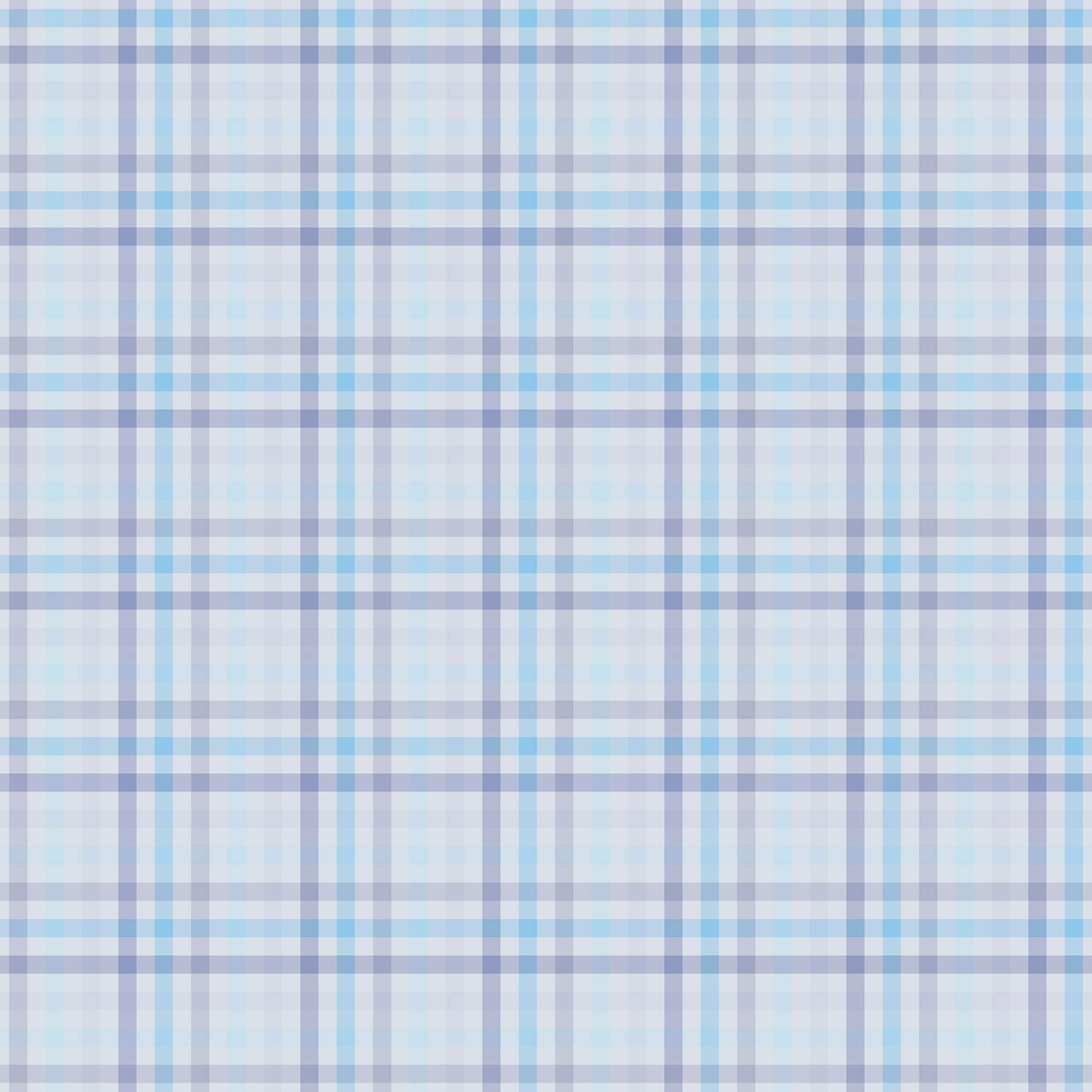 Blue Plaid Peel and Stick Removable Wallpaper 0643 - Self-Adhesive Decorative Wall Covering for Bedroom, Living Room & Office Decor