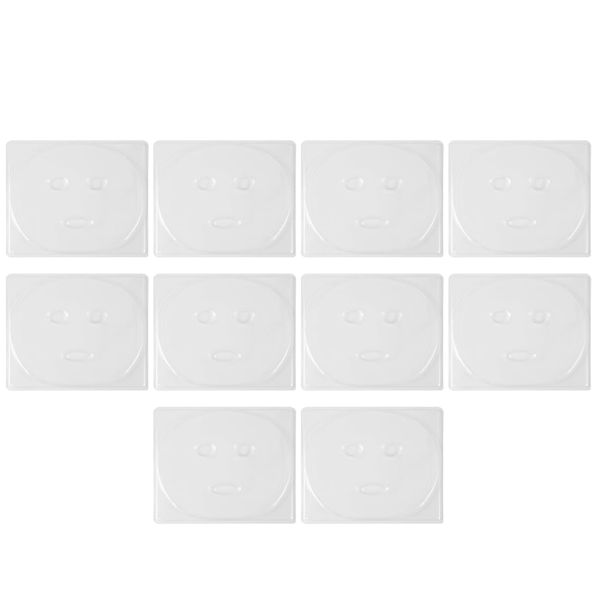 10-Piece Reusable DIY Facial Mask Tray Set - Collagen & Seaweed Mask Bowls for Skincare & Spa Treatments at Home
