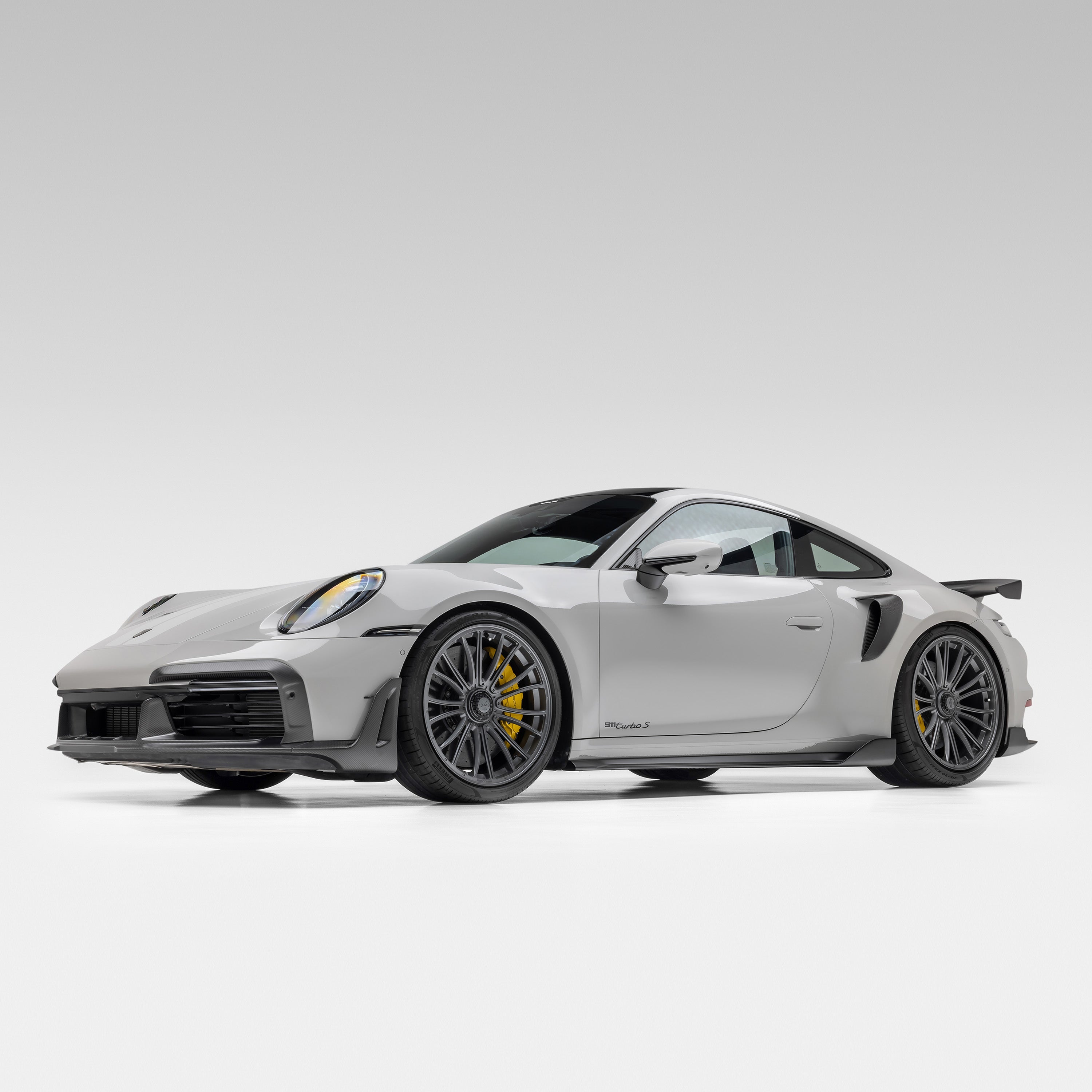 Porsche 992 Turbo S Carbon Fiber Aero Side Intake Trim - High Performance Air Intake Upgrade for 911 Turbo S (2019-2023) | Track & Street Use