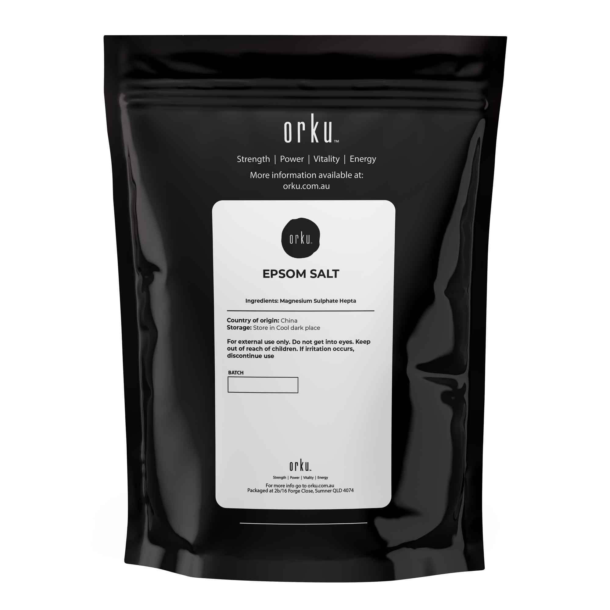 2Kg Epsom Salt - Pure Magnesium Sulfate Bath Crystals for Relaxation, Muscle Relief & Skin Care | Detox Bath, Foot Soak, Post-Workout Recovery & Stress Relief