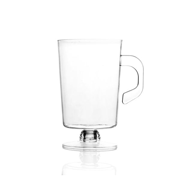 2.5 oz. Plastic Mini Mug - 10 Pack of Small Disposable Cups for Kids Parties, Baby Showers, and Picnics - Perfect for Juice, Milk, and Snacks
