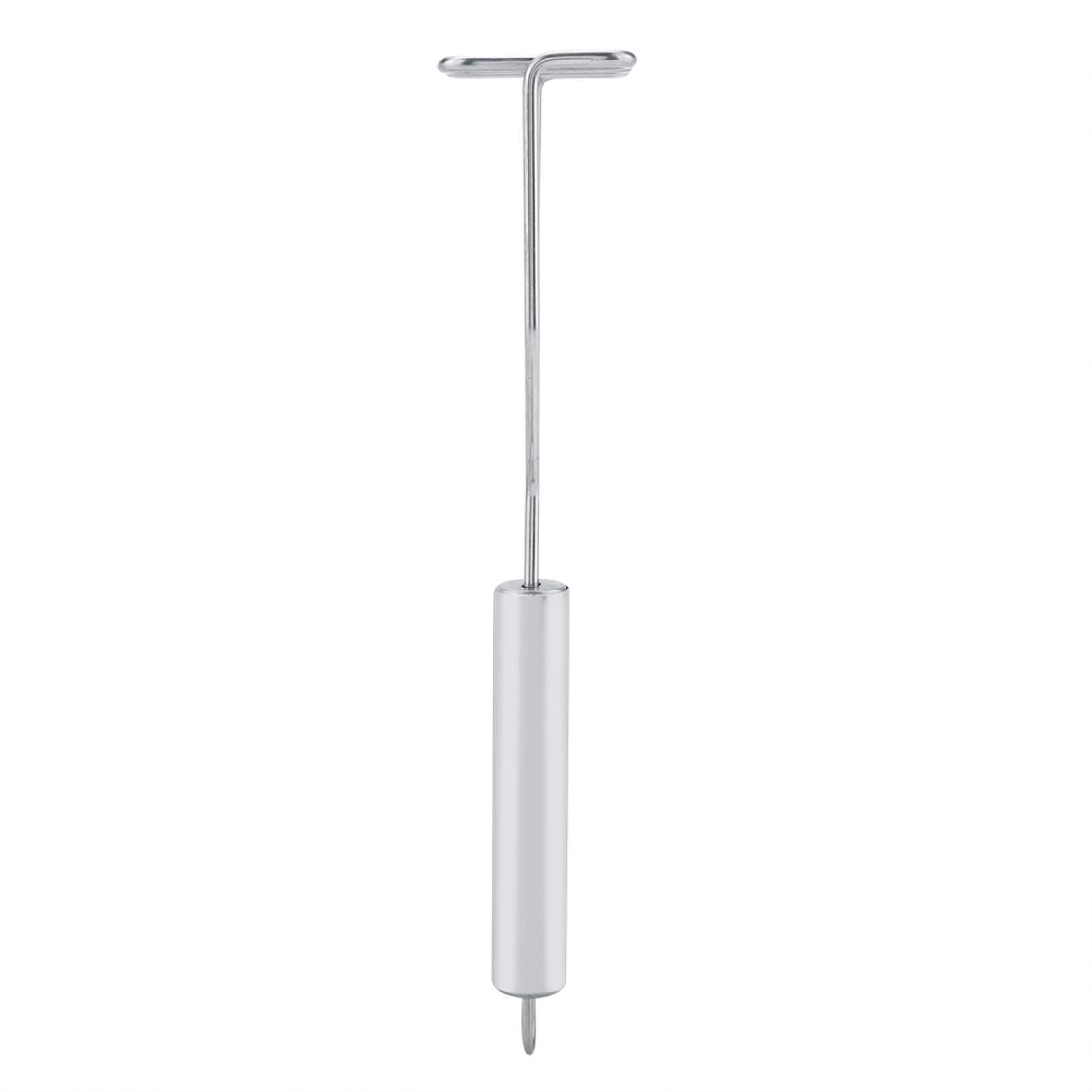 Premium Potato Masher with Large Handle & Hook - Heavy Duty Stainless Steel Potato Crusher for Root Vegetables, Pumpkin Pie, and Smooth Mashed Potatoes - Perfect for Thanksgiving, Family Dinners & Home Cooking