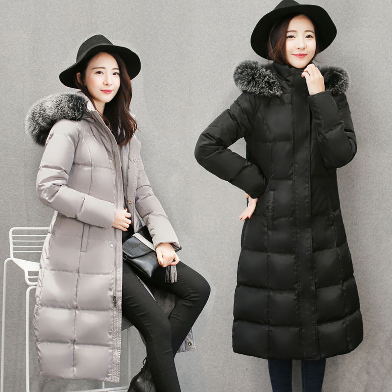 Women's Long Down Jacket - Warm Winter Coat for Cold Weather - Perfect for Outdoor Activities & Travel