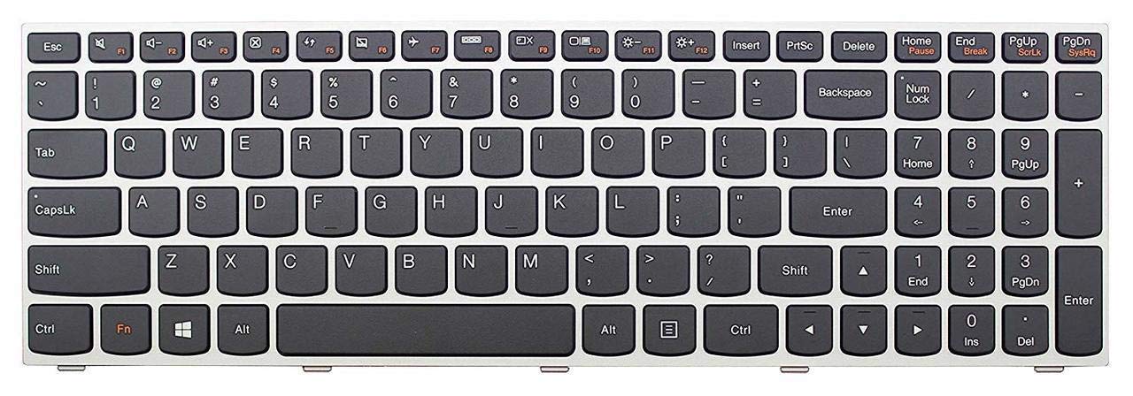 Original Lenovo Keyboard for IdeaPad Y500 Series - US Layout (Part# 25215220) | Replacement Laptop Keyboard for Typing, Gaming & Office Work