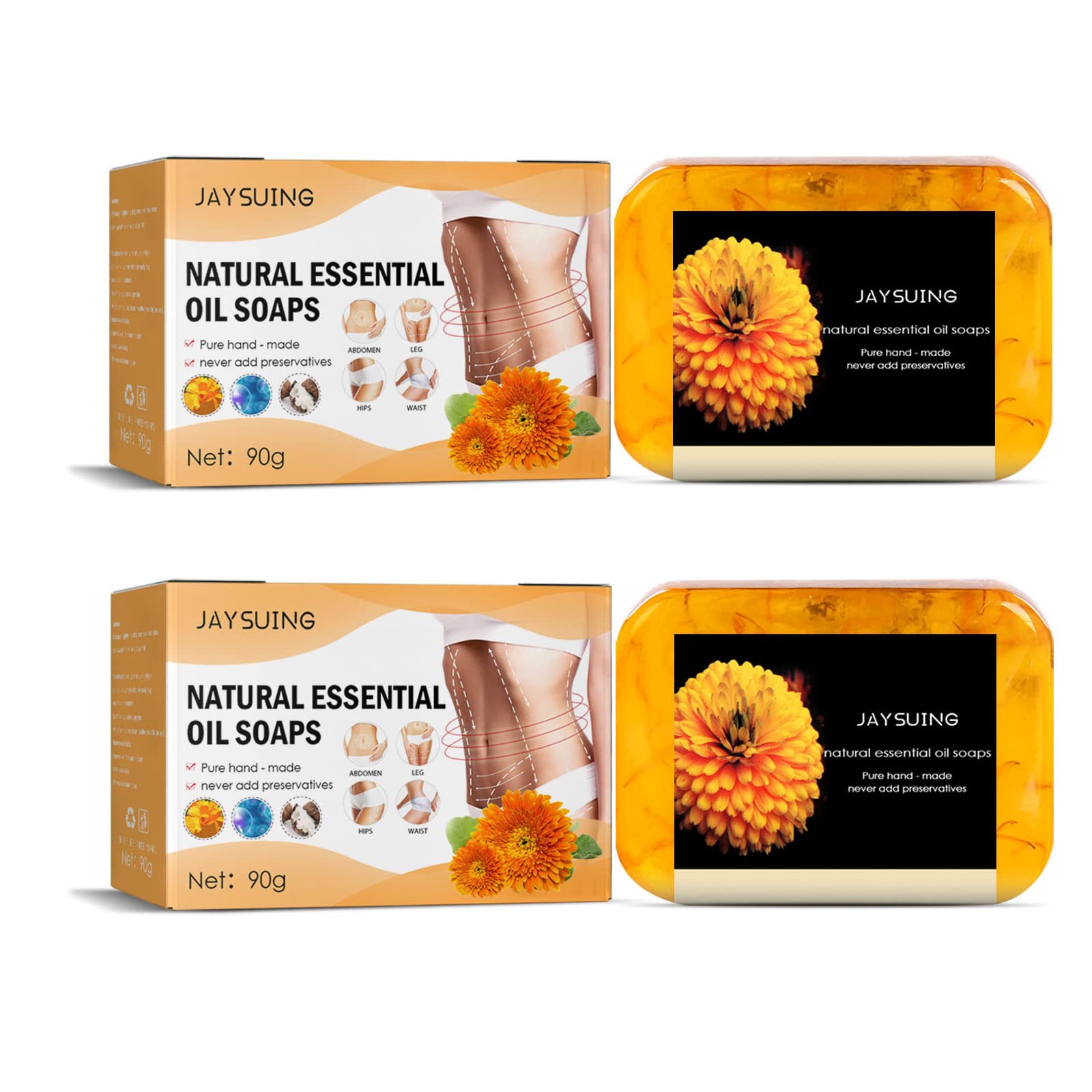 **Anti Cellulite Firming Soap - Natural Herbal Fat Burning & Weight Loss Soap for All Skin Types | Extra Firming & Beautifying | 2PCS | Perfect for Body Contouring & Skin Tightening**