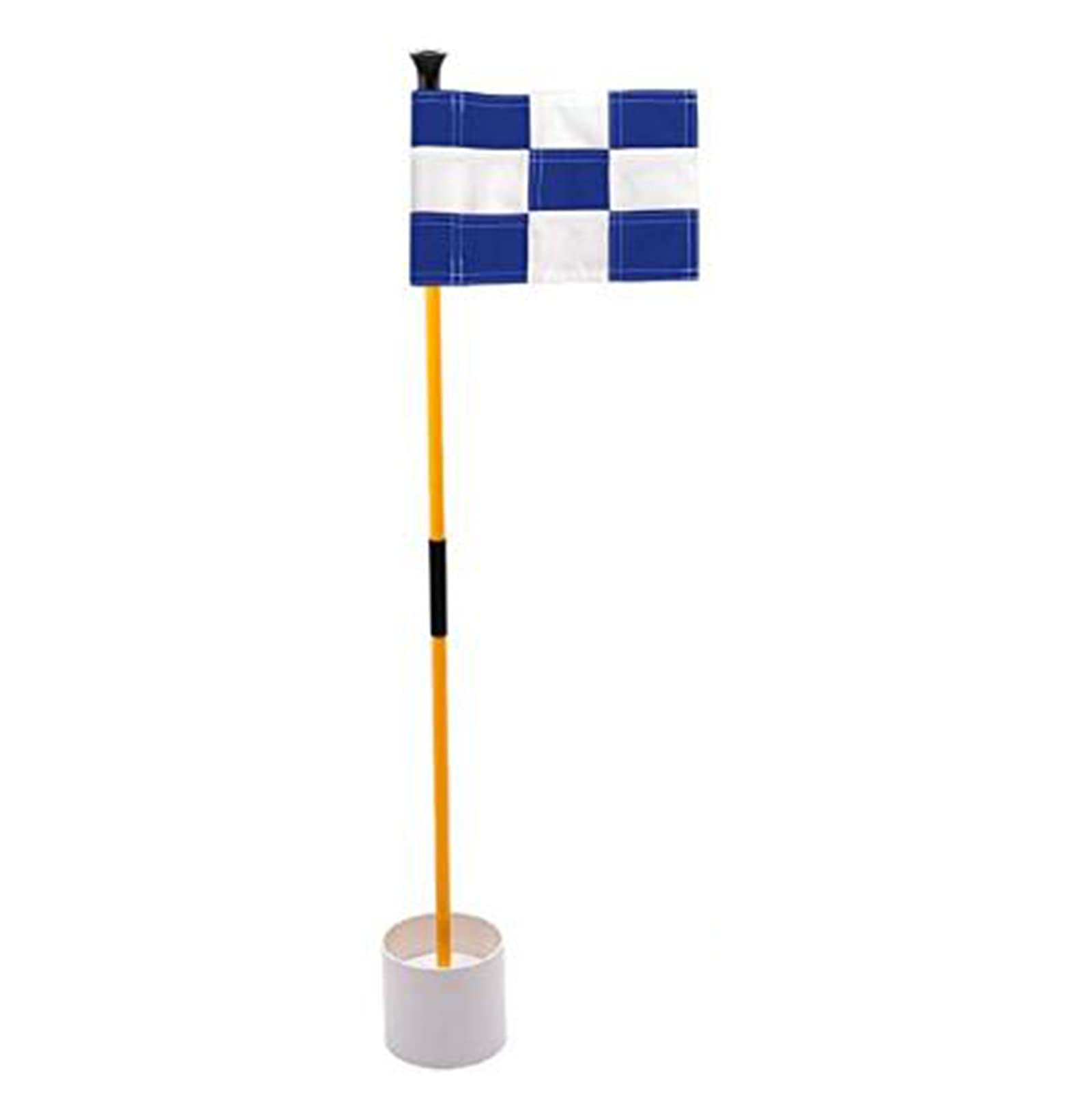 Premium 2-Section Portable Golf Flagsticks & Hole Cup Set - Practice Putting Green Flags for Yard, Garden & Training | Perfect for Backyard Golf Practice & DIY Putting Greens