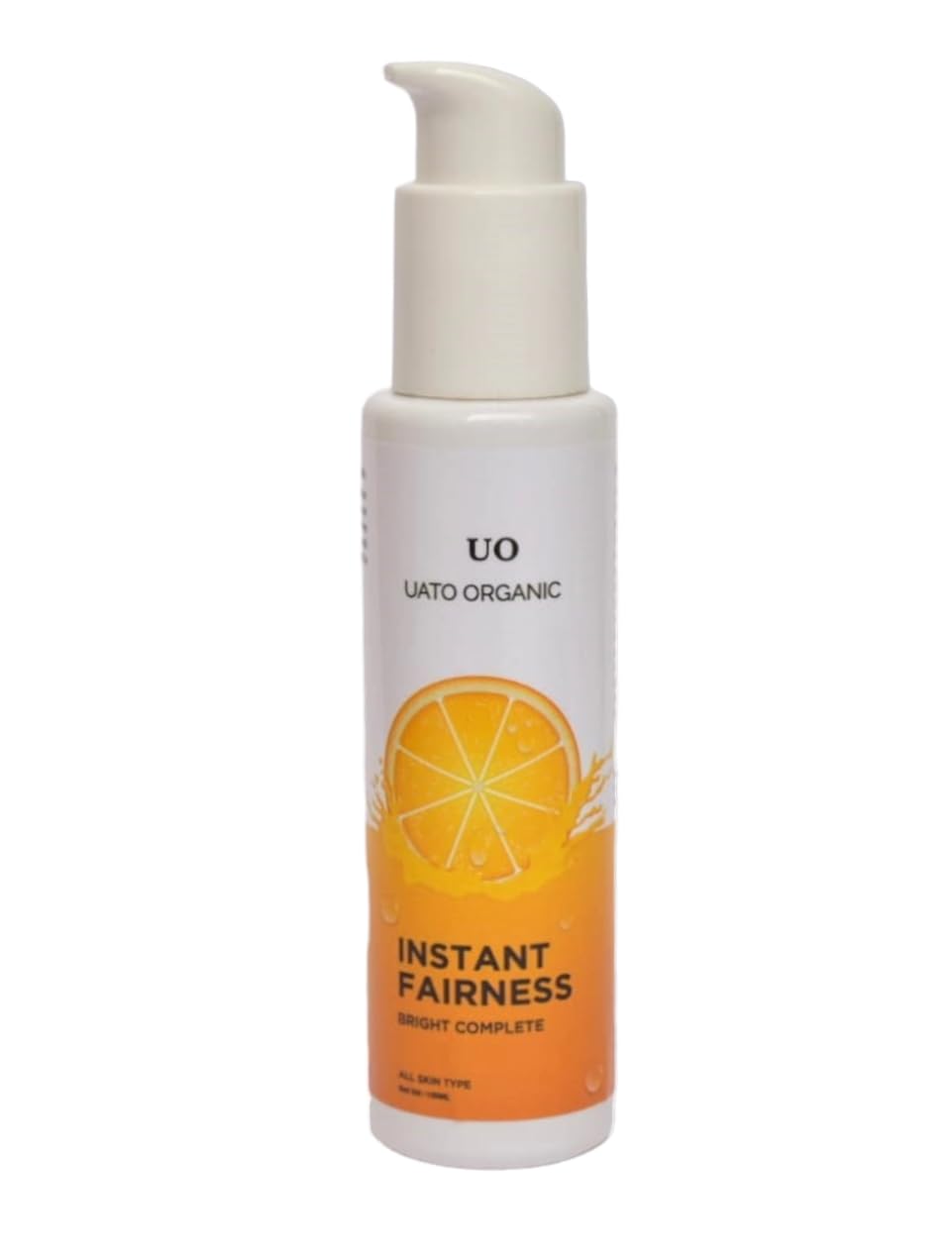 UATO ORGANIC Instant Fairness Face Wash - Brightening Cleanser for Glowing Skin | Gentle Daily Use for Men & Women | Perfect for Morning & Night Routine