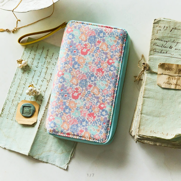 Hobonichi Techo 2025 Planner with Liberty Fabrics Michelle Weeks Cover - Premium A6 Planner Cover Only for Daily Journaling, Note Taking & Productivity (Ideal for Students, Professionals & Bullet Journal Enthusiasts)