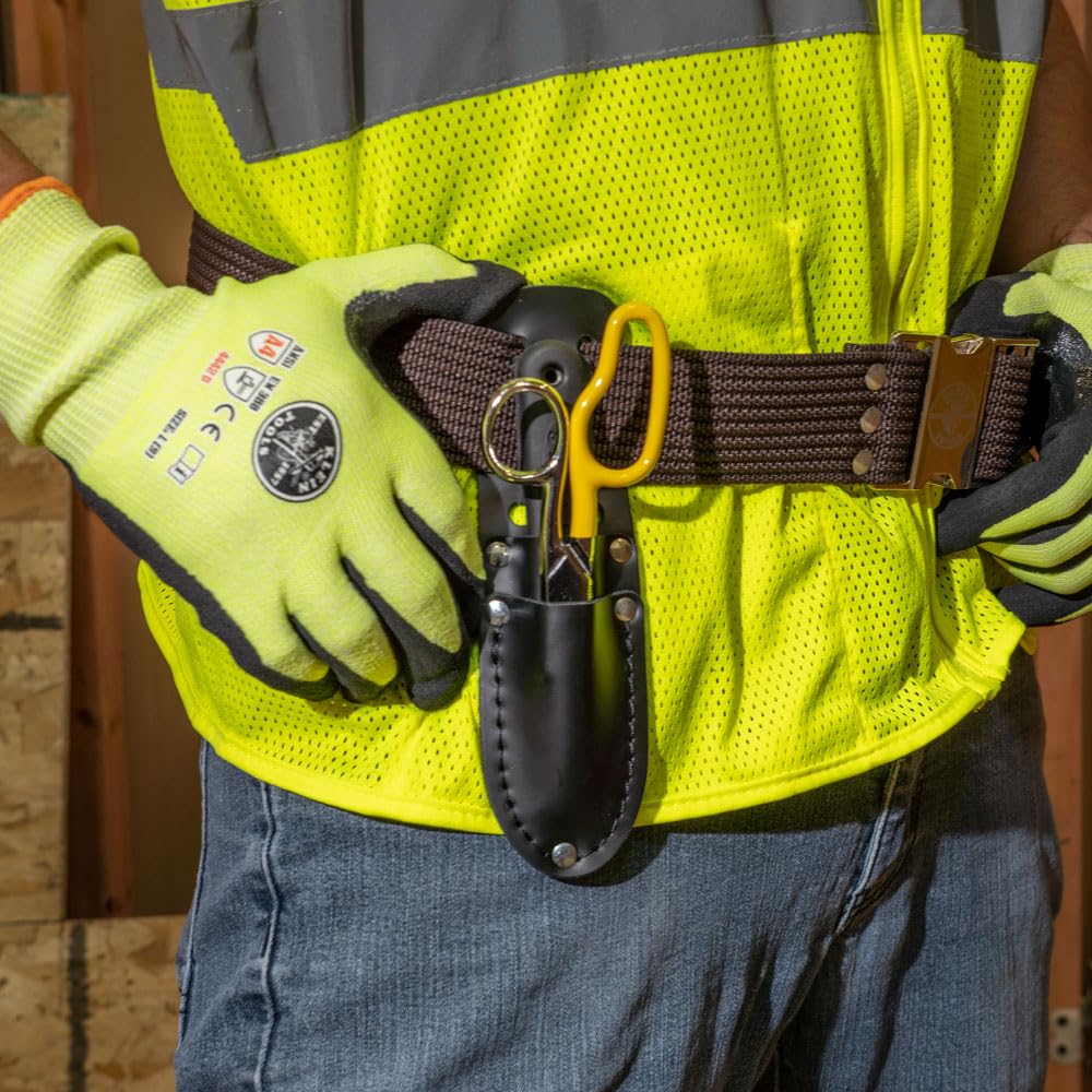 Klein Tools 46039 Professional Cable Splicer's Kit - Includes Electrician's Knife & Free-Fall Snips for Electrical Wiring & Telecom Work | Perfect for Electricians, Linemen & Telecom Technicians