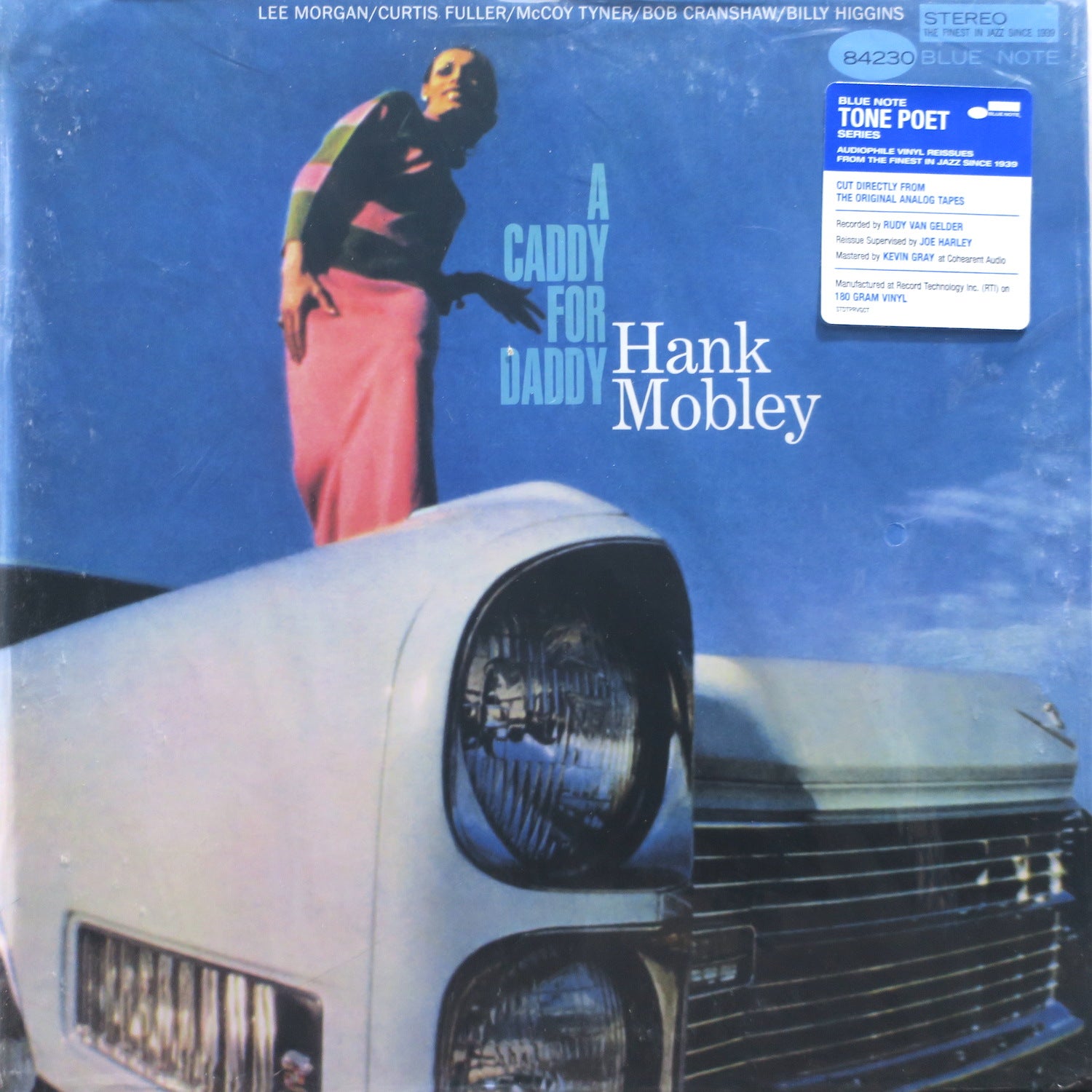 HANK MOBLEY 'A Caddy For Daddy' BLUE NOTE TONE POET 180g Vinyl LP Record - Jazz Music Collector's Edition for Audiophiles & Vinyl Enthusiasts - Perfect for Home Listening, Gifts, and Music Collections