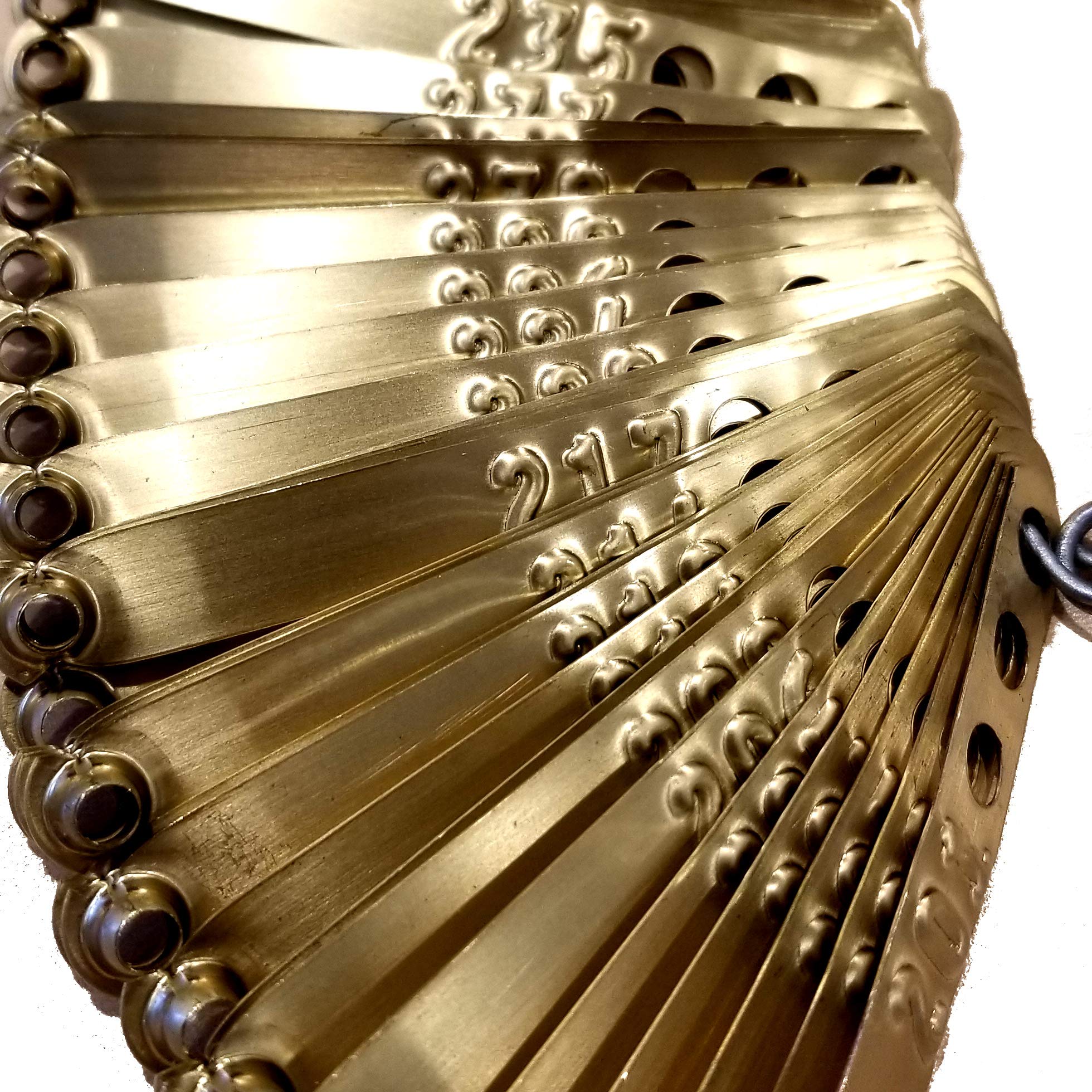 Custom Stamped Brass Leg Bands for Chickens, Pheasants, Ducks & Peacocks - 300 Poultry ID Rings for Bird Tracking & Farm Management (Perfect for Small Farms, Backyard Flocks & Aviaries)